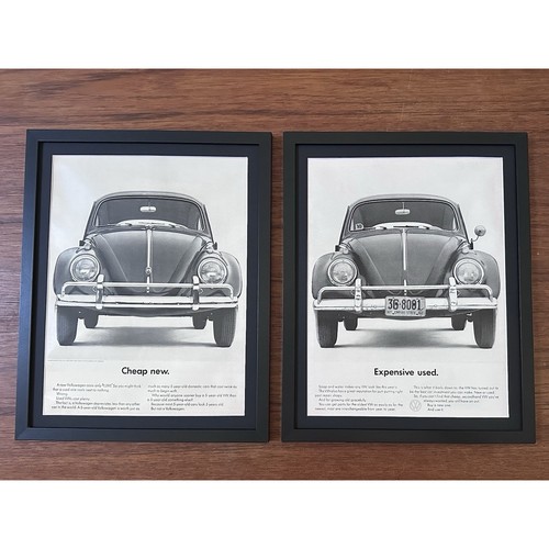 Pair 1962 framed volkswagen - 1962,